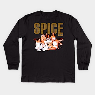 Official Spice Girls Couch Photo Kids Long Sleeve T-Shirt